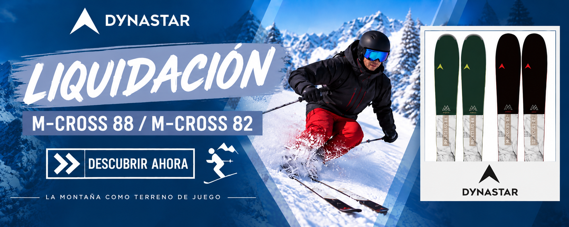 OFERTA ESQU&Iacute;S DYNASTAR M-CROSS